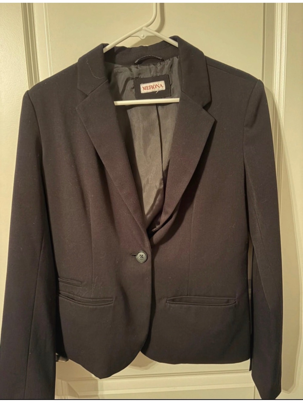 Merona Women's Black Single-Button Blazer Jacket